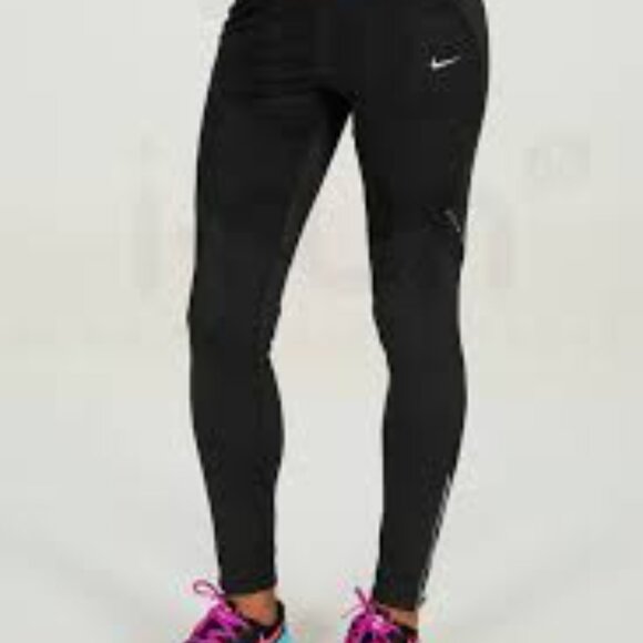 Nike Training/Running DriFit Shield Pants, Women's Small, Black - Picture 6 of 6